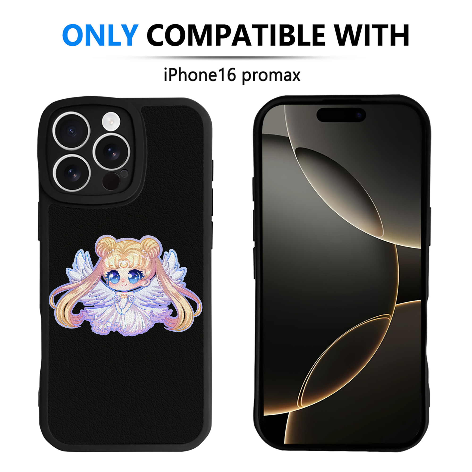 （画像用） 美少女戦士セーラームーン 愛野 美奈子 あいの みなこ Sailor Moon Aino Minako 【iPhone 16シリーズ対応】シリコンスマホケース（レザー調） 材質：シリコン